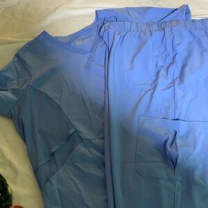 Baby blue scrubs